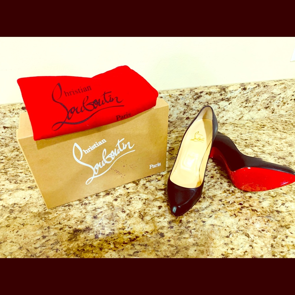 Christian Louboutin Hi Elisa heels- black